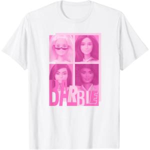 imageBarbie  Barbie Mixed Logo Grid TShirtWhite