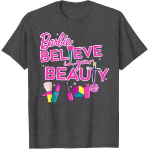 imageBarbie  Believe in Your Beauty TShirtDark Heather Grey