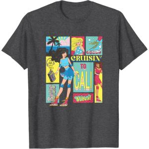 imageBarbie  Cruisin to Cali TShirtDark Heather Grey