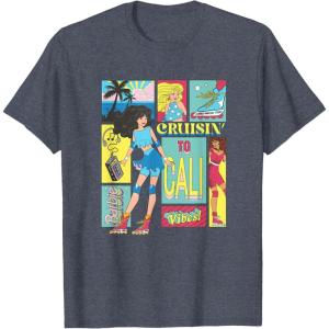 imageBarbie  Cruisin to Cali TShirtHeather Blue