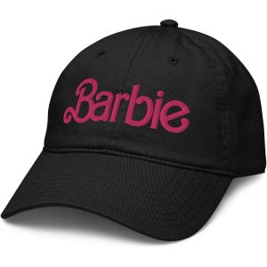 imageBarbie Flamingo Pink Logo Adjustable Baseball HatBlack