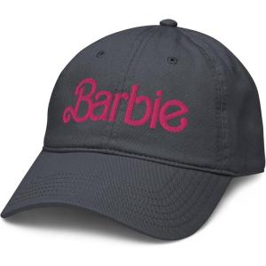 imageBarbie Flamingo Pink Logo Adjustable Baseball HatNavy Blue