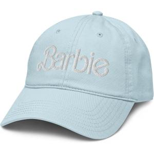 imageBarbie White Logo Adjustable Baseball HatBaby Blue