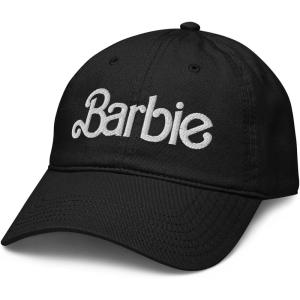 imageBarbie White Logo Adjustable Baseball HatBlack