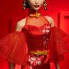 imageBarbie Lunar New Year Doll Wearing Qipao Dress with Plum Blossom Prints ampamp Golden Accessories Signature Collection