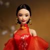 imageBarbie Lunar New Year Doll Wearing Qipao Dress with Plum Blossom Prints ampamp Golden Accessories Signature Collection