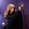 imageBarbie Music Series Doll Stevie Nicks Collectible Wearing Velvety Black Dress with Tambourine Accessory ampamp Doll Stand