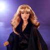 imageBarbie Music Series Doll Stevie Nicks Collectible Wearing Velvety Black Dress with Tambourine Accessory ampamp Doll Stand
