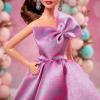 imageBarbie Signature Birthday Wishes Doll Collectible Fashion Doll in Satiny Pink Dress with Wavy Brown Hair