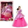 imageBarbie Signature Birthday Wishes Doll Collectible Fashion Doll in Satiny Pink Dress with Wavy Brown Hair