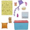 imageBarbie It Takes Two Accessory Pack Park Picnic Theme with 10 Pieces Including Pet Squirrel ampamp Cooler Toy for 3 Year Olds ampamp Up