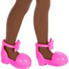 imageBarbie Chelsea Doll Small Boy Doll Wearing Removable OnePiece with Dinosaur Print ampamp White Shoes Blond Hair ampamp Blue EyesGirl  Purple Dress