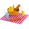 imageBarbie Family ampamp Friends Dolls ampamp Accessories Playset PicnicThemed Playset with Fashion ampamp Small Dolls Plus 9 Pieces Including Food
