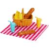 imageBarbie Family ampamp Friends Dolls ampamp Accessories Playset PicnicThemed Playset with Fashion ampamp Small Dolls Plus 9 Pieces Including Food