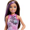 imageBarbie Family ampamp Friends Skipper Doll ampamp Accessory Skipper Babysitters Inc Set with Doll in Removable Dress with Backpack