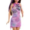 imageBarbie Family ampamp Friends Skipper Doll ampamp Accessory Skipper Babysitters Inc Set with Doll in Removable Dress with Backpack