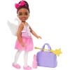 imageBarbie Toys Chelsea Ballerina Set Career Brunette Small Doll with 5 DanceThemed Accessories Including Swan Wings