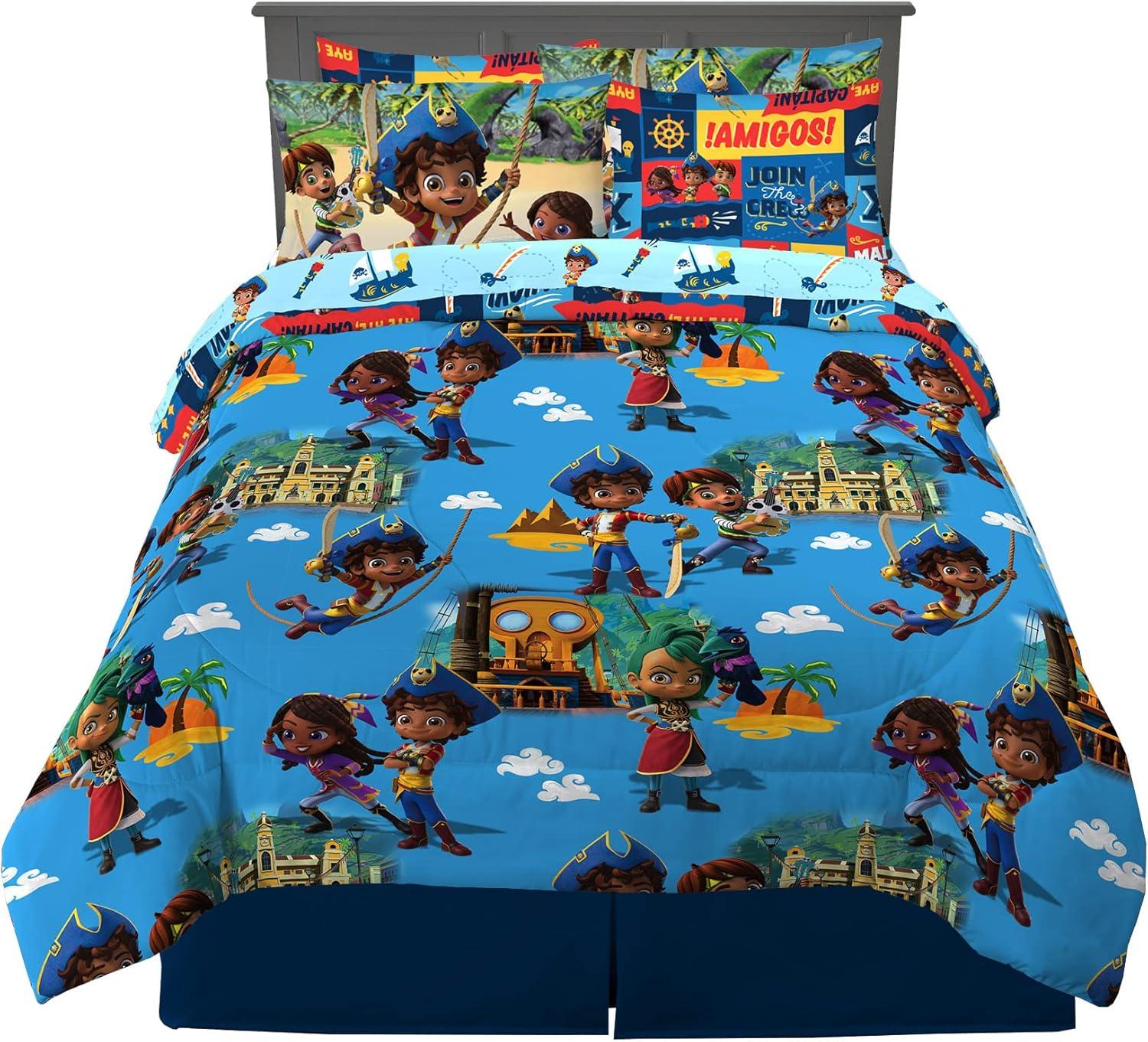 imageFranco Barbie Barbiecore Bedding Super Soft Comforter and Sheet Set with Sham 7 Piece Full Size Official Licensed ProductSantiago of the Seas