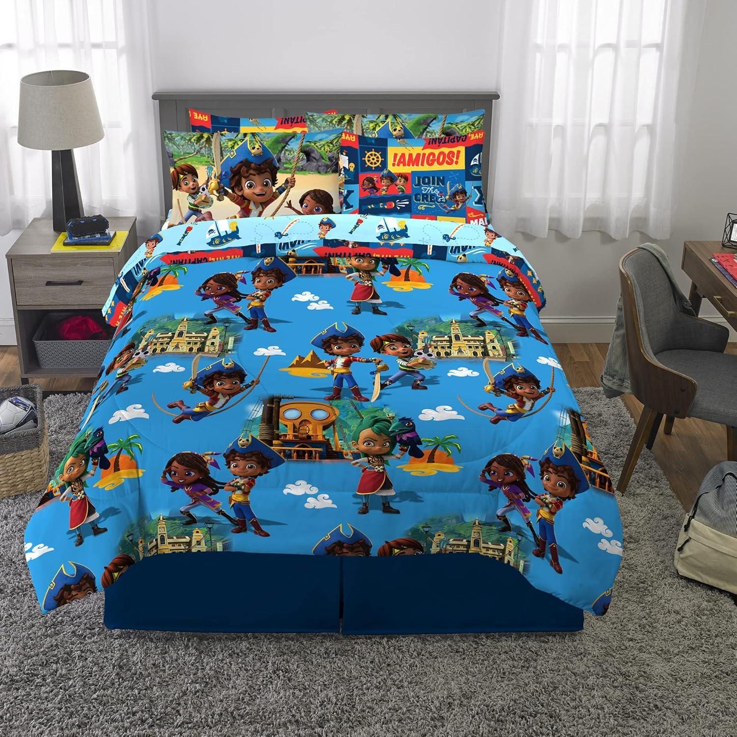 imageFranco Barbie Barbiecore Bedding Super Soft Comforter and Sheet Set with Sham 7 Piece Full Size Official Licensed ProductSantiago of the Seas