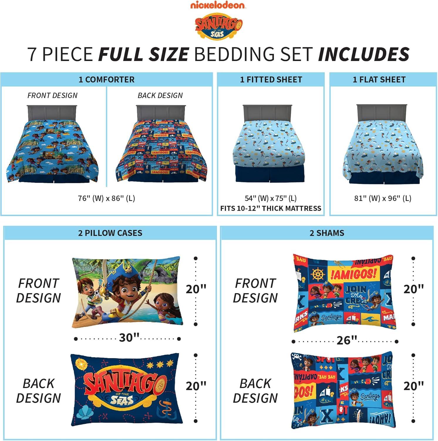 imageFranco Barbie Barbiecore Bedding Super Soft Comforter and Sheet Set with Sham 7 Piece Full Size Official Licensed ProductSantiago of the Seas