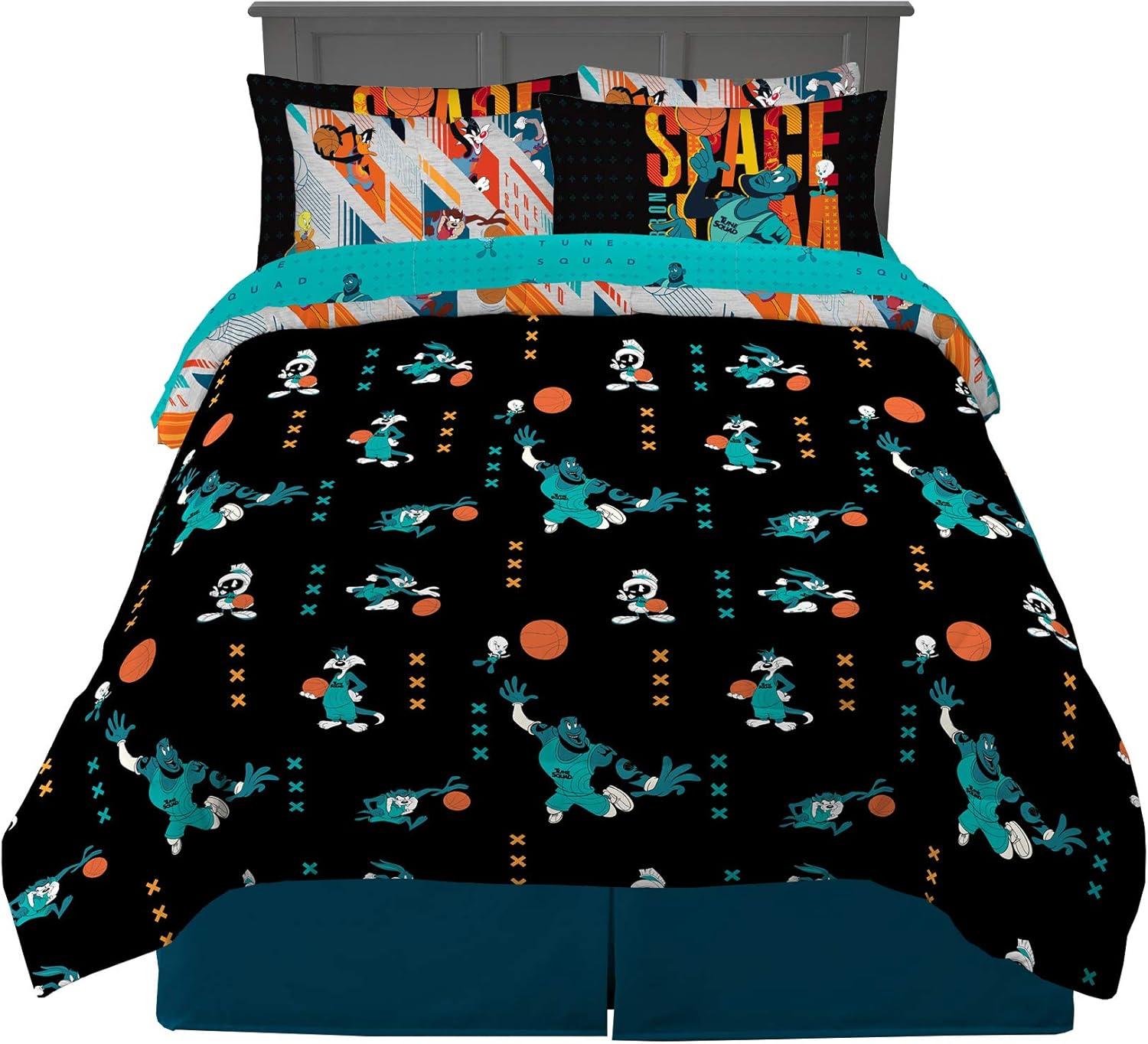 imageFranco Barbie Barbiecore Bedding Super Soft Comforter and Sheet Set with Sham 7 Piece Full Size Official Licensed ProductSpace Jam 2 a New Legacy