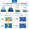 imageFranco Barbie Barbiecore Bedding Super Soft Comforter and Sheet Set with Sham 7 Piece Full Size Official Licensed ProductBaby Shark