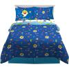 imageFranco Barbie Barbiecore Bedding Super Soft Comforter and Sheet Set with Sham 7 Piece Full Size Official Licensed ProductBaby Shark