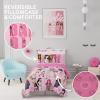 imageFranco Barbie Barbiecore Bedding Super Soft Comforter and Sheet Set with Sham 7 Piece Full Size Official Licensed ProductBarbie
