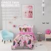 imageFranco Barbie Barbiecore Bedding Super Soft Comforter and Sheet Set with Sham 7 Piece Full Size Official Licensed ProductBarbie