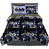 imageFranco Barbie Barbiecore Bedding Super Soft Comforter and Sheet Set with Sham 7 Piece Full Size Official Licensed ProductBatman