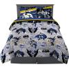 imageFranco Barbie Barbiecore Bedding Super Soft Comforter and Sheet Set with Sham 7 Piece Full Size Official Licensed ProductBatman