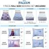 imageFranco Barbie Barbiecore Bedding Super Soft Comforter and Sheet Set with Sham 7 Piece Full Size Official Licensed ProductDisney Frozen 2