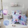 imageFranco Barbie Barbiecore Bedding Super Soft Comforter and Sheet Set with Sham 7 Piece Full Size Official Licensed ProductDisney Frozen 2