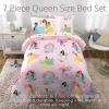 imageFranco Barbie Barbiecore Bedding Super Soft Comforter and Sheet Set with Sham 7 Piece Full Size Official Licensed ProductDisney Princess