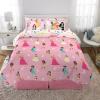 imageFranco Barbie Barbiecore Bedding Super Soft Comforter and Sheet Set with Sham 7 Piece Full Size Official Licensed ProductDisney Princess