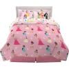 imageFranco Barbie Barbiecore Bedding Super Soft Comforter and Sheet Set with Sham 7 Piece Full Size Official Licensed ProductDisney Princess