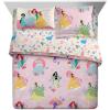 imageFranco Barbie Barbiecore Bedding Super Soft Comforter and Sheet Set with Sham 7 Piece Full Size Official Licensed ProductDisney Princess