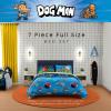 imageFranco Barbie Barbiecore Bedding Super Soft Comforter and Sheet Set with Sham 7 Piece Full Size Official Licensed ProductDog Man