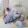 imageFranco Barbie Barbiecore Bedding Super Soft Comforter and Sheet Set with Sham 7 Piece Full Size Official Licensed ProductFrozen