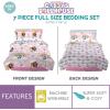 imageFranco Barbie Barbiecore Bedding Super Soft Comforter and Sheet Set with Sham 7 Piece Full Size Official Licensed ProductGabbys Dollhouse