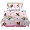 imageFranco Barbie Barbiecore Bedding Super Soft Comforter and Sheet Set with Sham 7 Piece Full Size Official Licensed ProductGabbys Dollhouse
