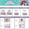 imageFranco Barbie Barbiecore Bedding Super Soft Comforter and Sheet Set with Sham 7 Piece Full Size Official Licensed ProductGabbys Dollhouse