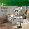 imageFranco Barbie Barbiecore Bedding Super Soft Comforter and Sheet Set with Sham 7 Piece Full Size Official Licensed ProductGreen  John Deere