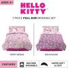imageFranco Barbie Barbiecore Bedding Super Soft Comforter and Sheet Set with Sham 7 Piece Full Size Official Licensed ProductHello Kitty  Rainbow Garden