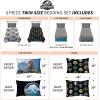 imageFranco Barbie Barbiecore Bedding Super Soft Comforter and Sheet Set with Sham 7 Piece Full Size Official Licensed ProductJurassic World