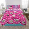 imageFranco Barbie Barbiecore Bedding Super Soft Comforter and Sheet Set with Sham 7 Piece Full Size Official Licensed ProductLol Surprise