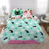 imageFranco Barbie Barbiecore Bedding Super Soft Comforter and Sheet Set with Sham 7 Piece Full Size Official Licensed ProductLuck