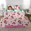 imageFranco Barbie Barbiecore Bedding Super Soft Comforter and Sheet Set with Sham 7 Piece Full Size Official Licensed ProductLuck