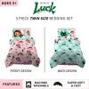 imageFranco Barbie Barbiecore Bedding Super Soft Comforter and Sheet Set with Sham 7 Piece Full Size Official Licensed ProductLuck