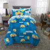 imageFranco Barbie Barbiecore Bedding Super Soft Comforter and Sheet Set with Sham 7 Piece Full Size Official Licensed ProductMinions the Rise of Gru